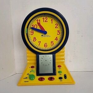 Learning Resources "Clever Clock" Talking Clock/Problem Solver‎ WORKS